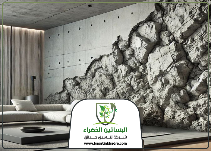 تصميم ديكورات حجرية بالرياض