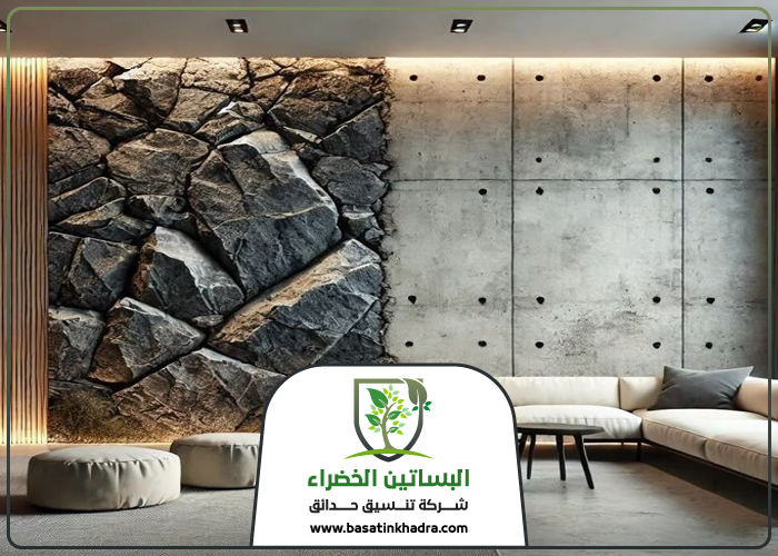 تصميم ديكورات حجرية بالرياض