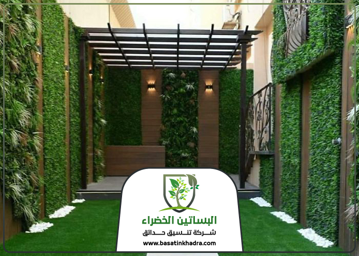 تركيب عشب جداري غرب الرياض