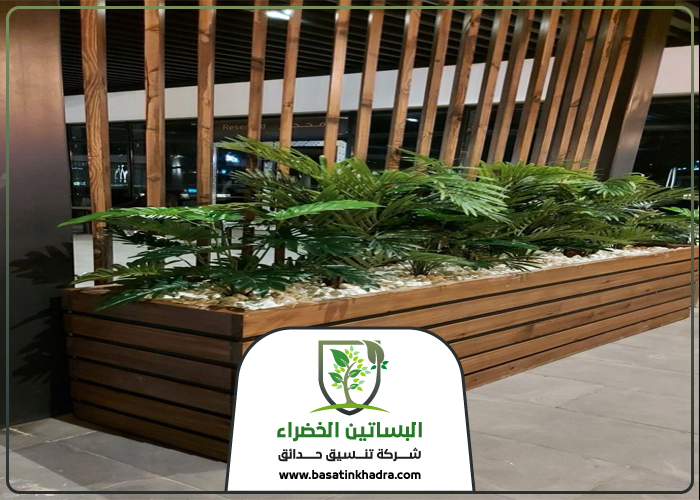 تركيب أحواض زرع خشبي بالرياض