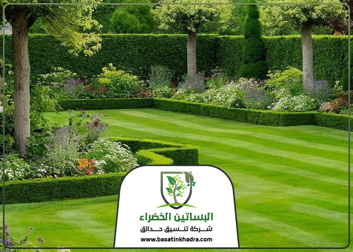 تركيب عشب صناعي بالخزامي