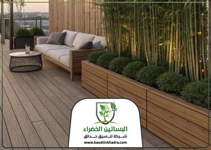 تركيب أحواض زرع خشبي