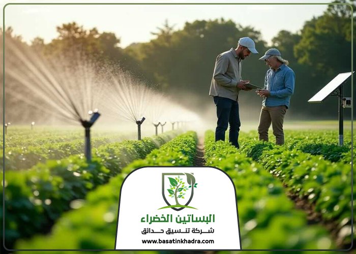 تركيب شبكات الري غرب الرياض