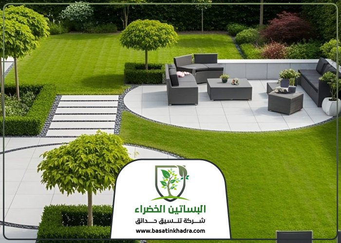 تنسيق حدائق بحي الملك فهد