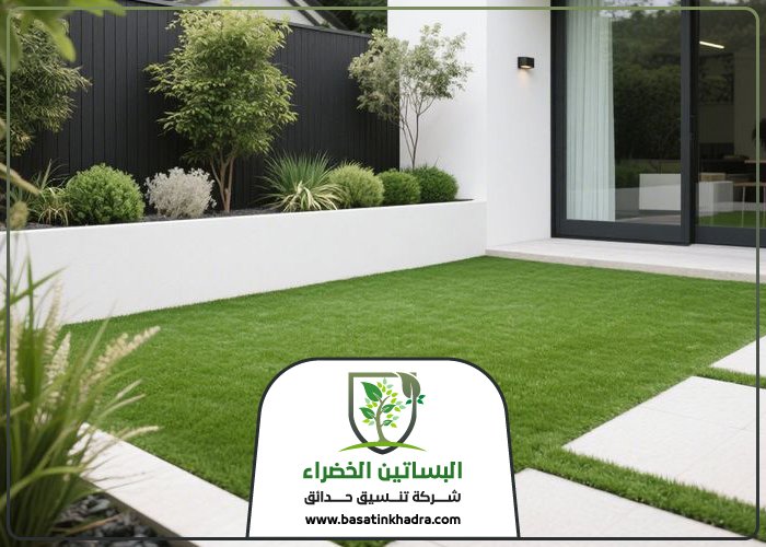 تنسيق حدائق بالخزامي