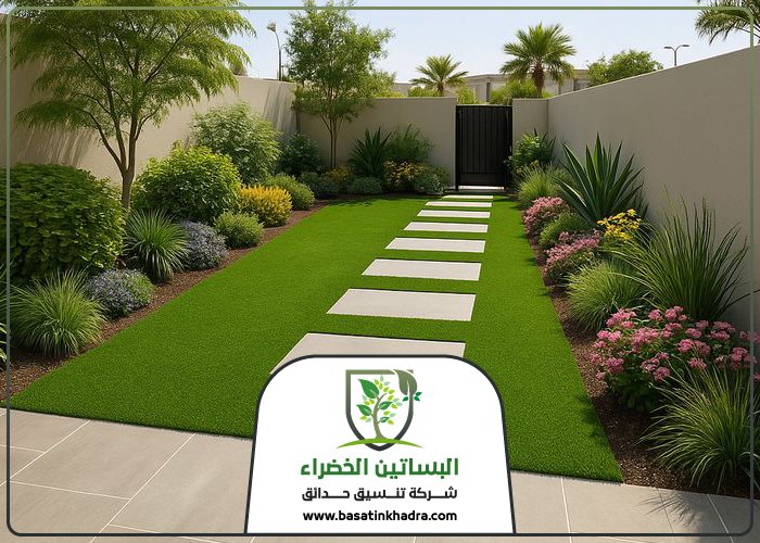 تنسيق حدائق بحي الربيع