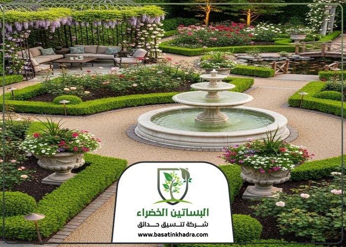 تنسيق حدائق حي النرجس