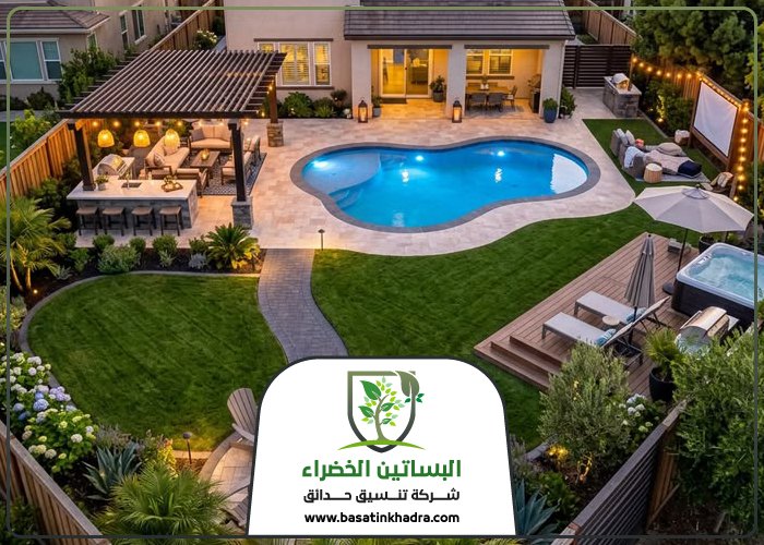 تنسيق حدائق حي الربيع