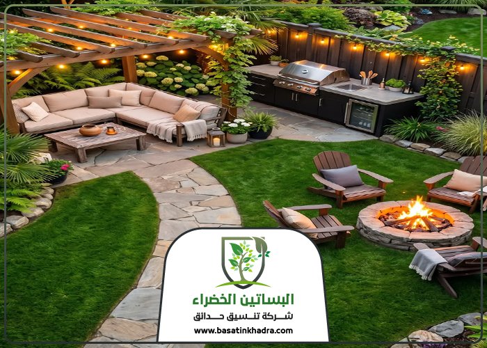 تنسيق حدائق حي الربيع