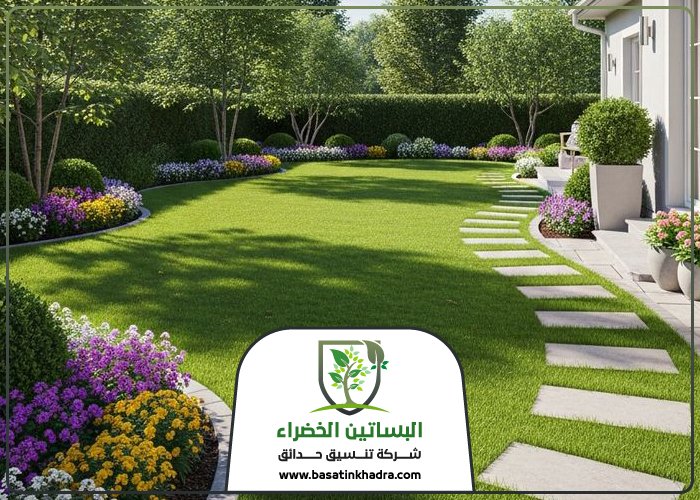 تنسيق حدائق حي الندى