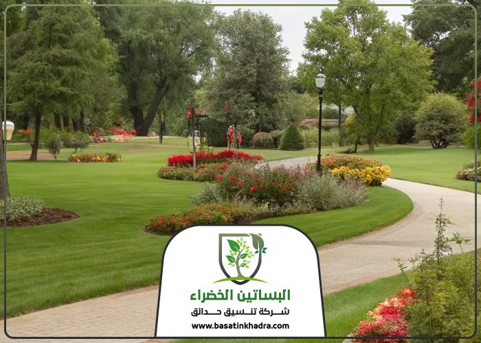 تنسيق حدائق حي الندى