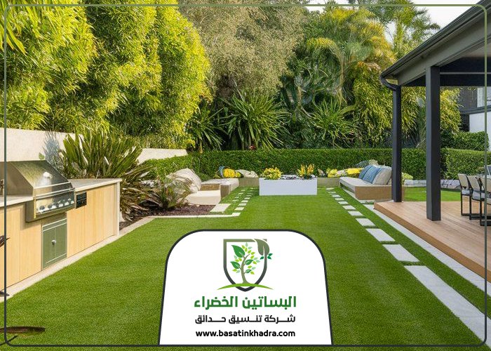 تنسيق حدائق حي الحمراء