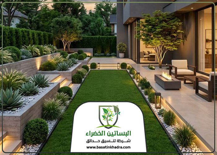 تنسيق حدائق حي القيروان