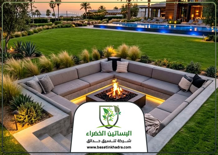 تصميم حدائق استراحات بالرياض