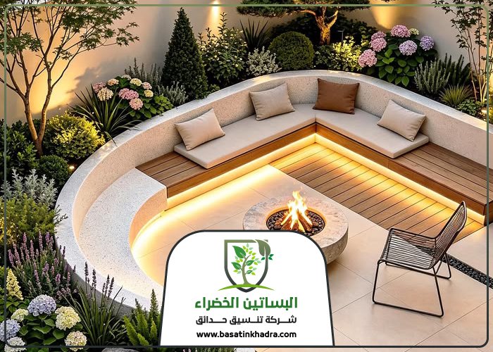 تصميم حدائق استراحات بالرياض