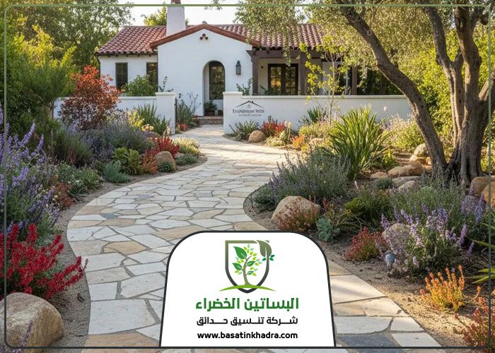 تصميم ممرات حجرية بالرياض