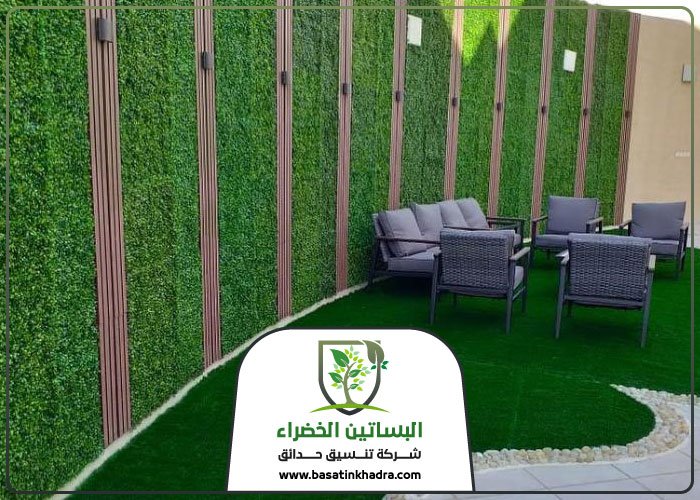 تركيب عشب جداري غرب الرياض